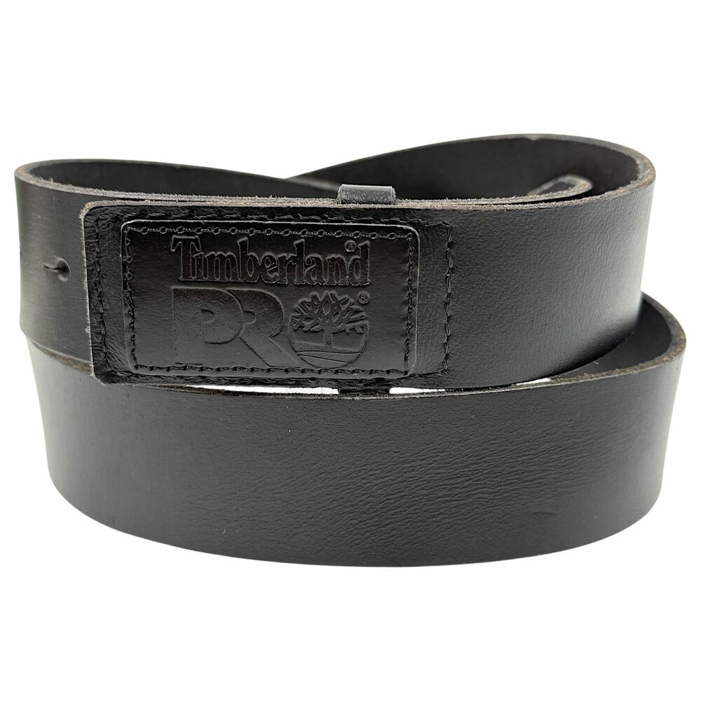 Timberland PRO No-Scratch Leather Mechanic Belt 38 Full Grain Black Workwear